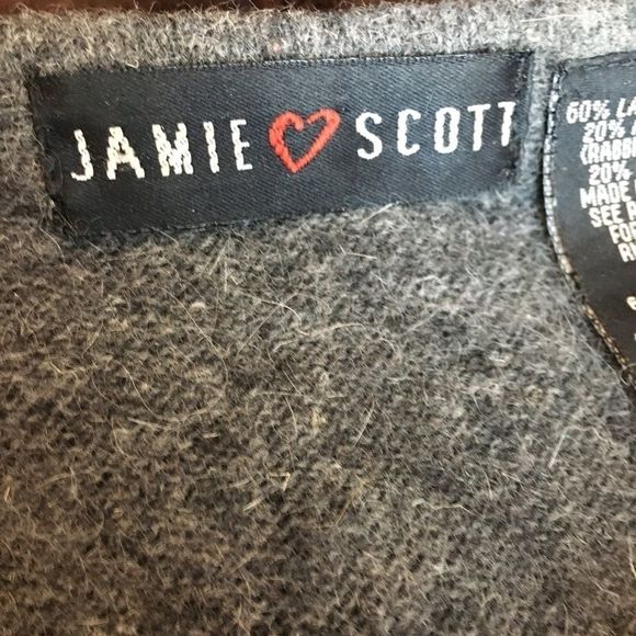 Lambswool Angora mix Cardigan Sweater - Picture 5 of 8